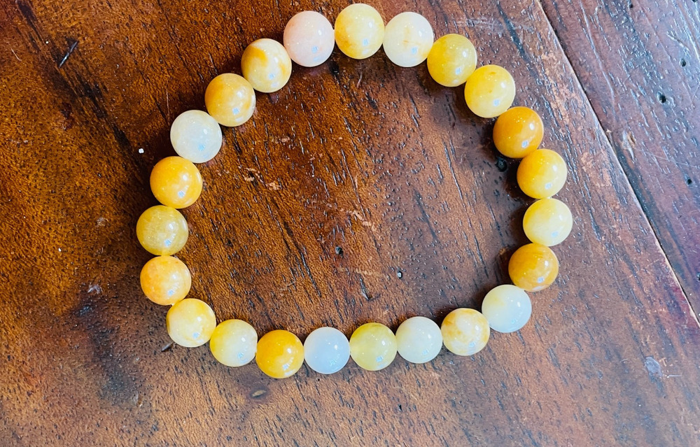 Natural Stone Stretch Bracelet 4mm - Healing Gemstone Beaded thin stackable USA